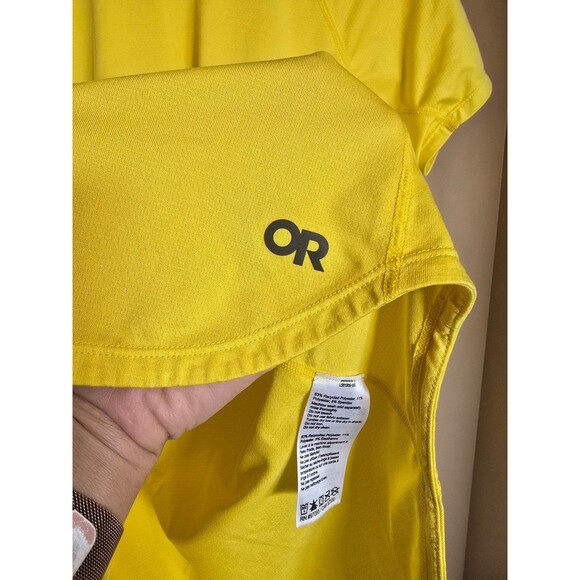 Outdoor Research ARGON yellow tee women's size small - Picture 2 of 6